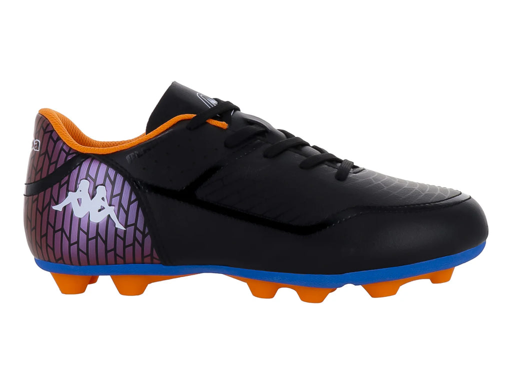 Tenis de Fútbol Kappa Negro y Azul para Niño
