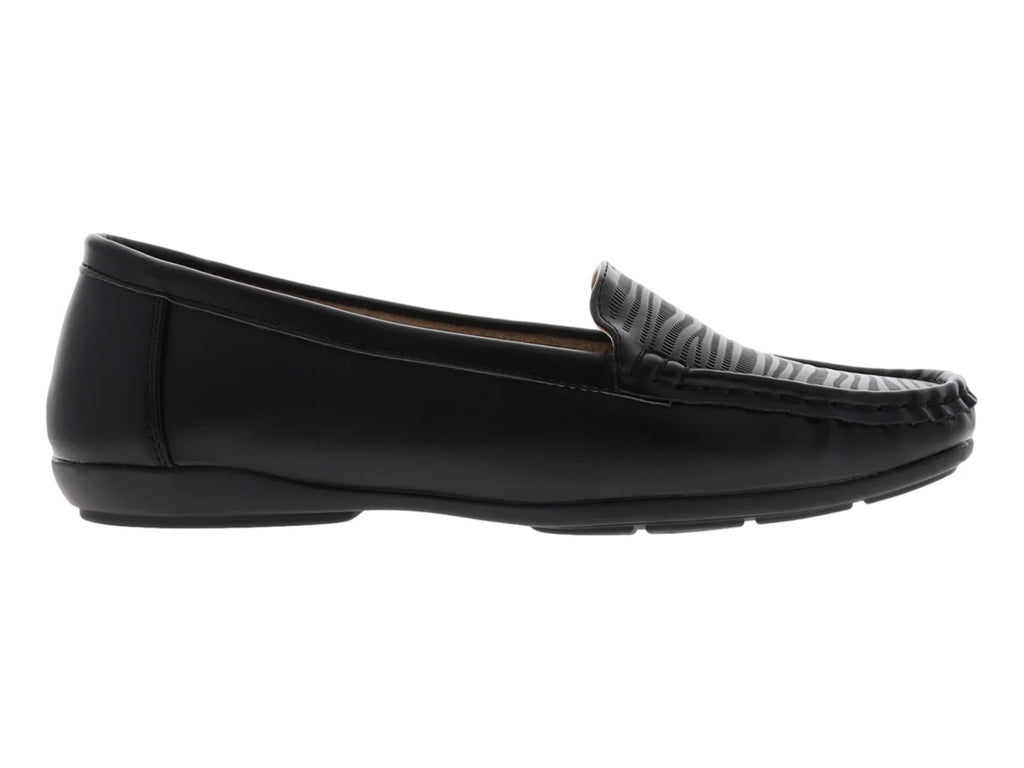 Zapato Mocasín Comfort Fit Negro para Mujer