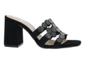 Sandalias Gillio Antelina Negro para Mujer