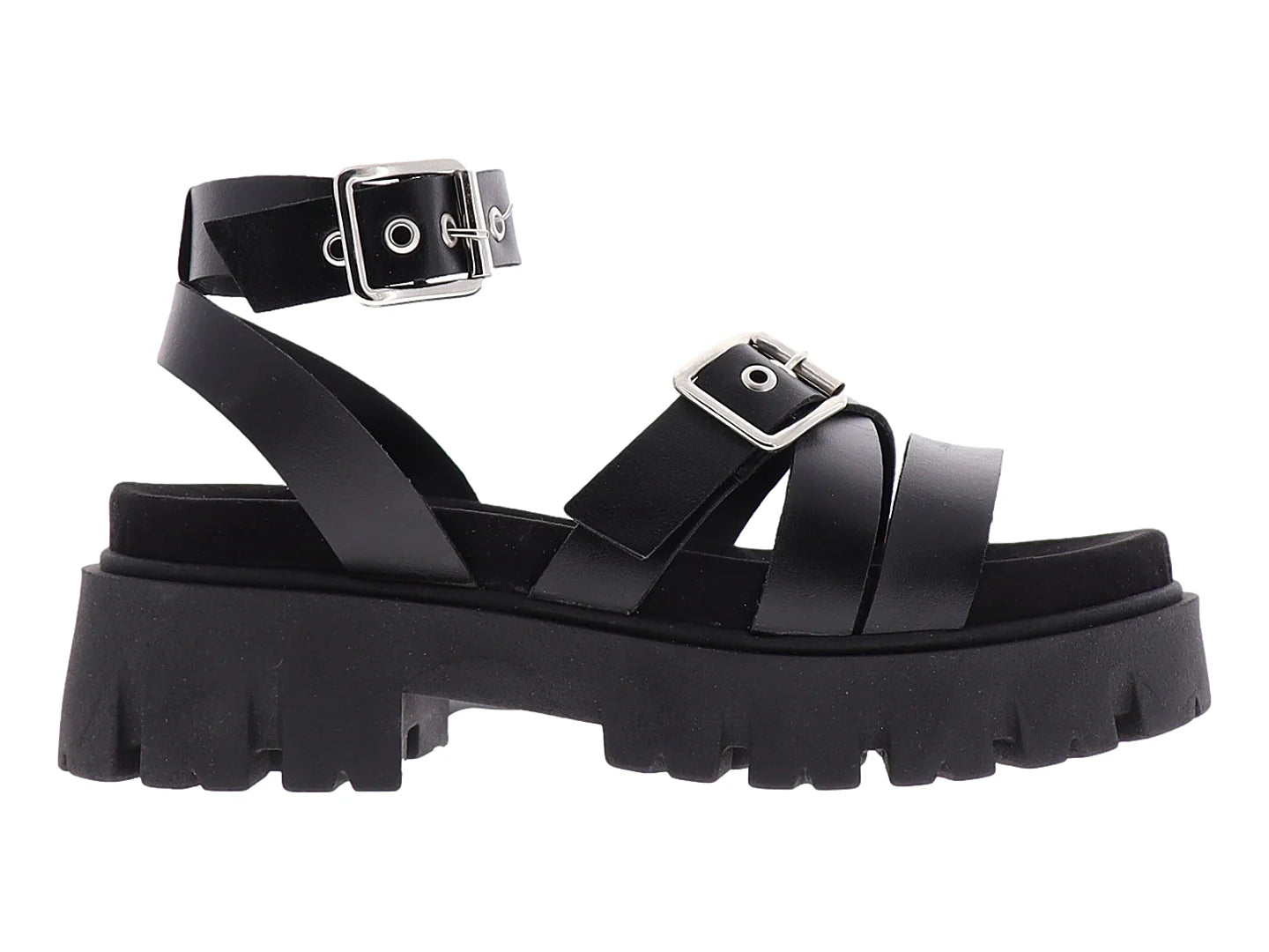 Sandalias Vicenza Plataforma Negro para Mujer