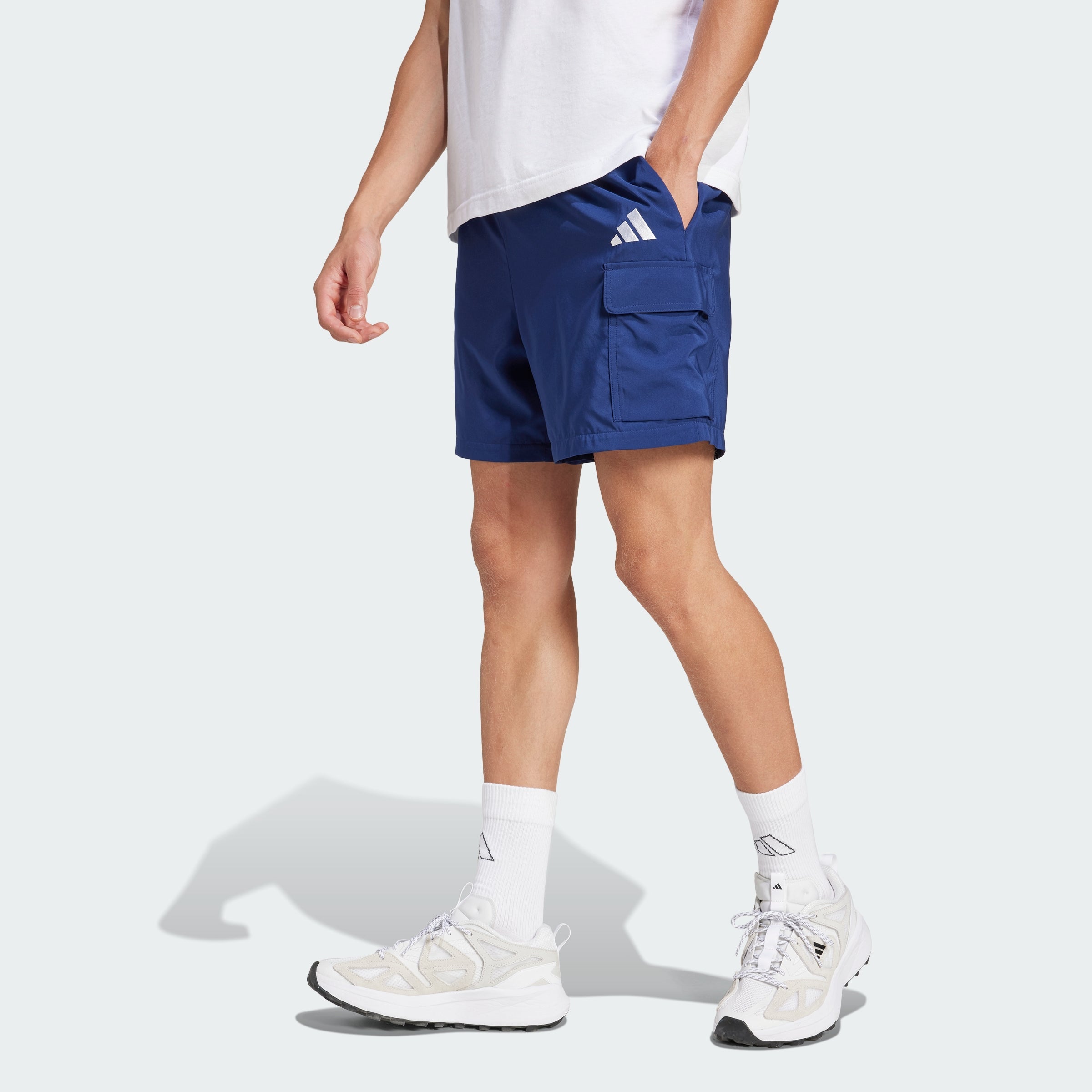 Men's adidas Essentials Small Logo Cargo Chelsea Shorts