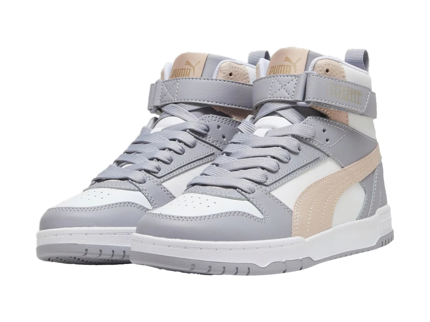 Tenis PUMA RBD Game Rosa Oro y Gris para Mujer