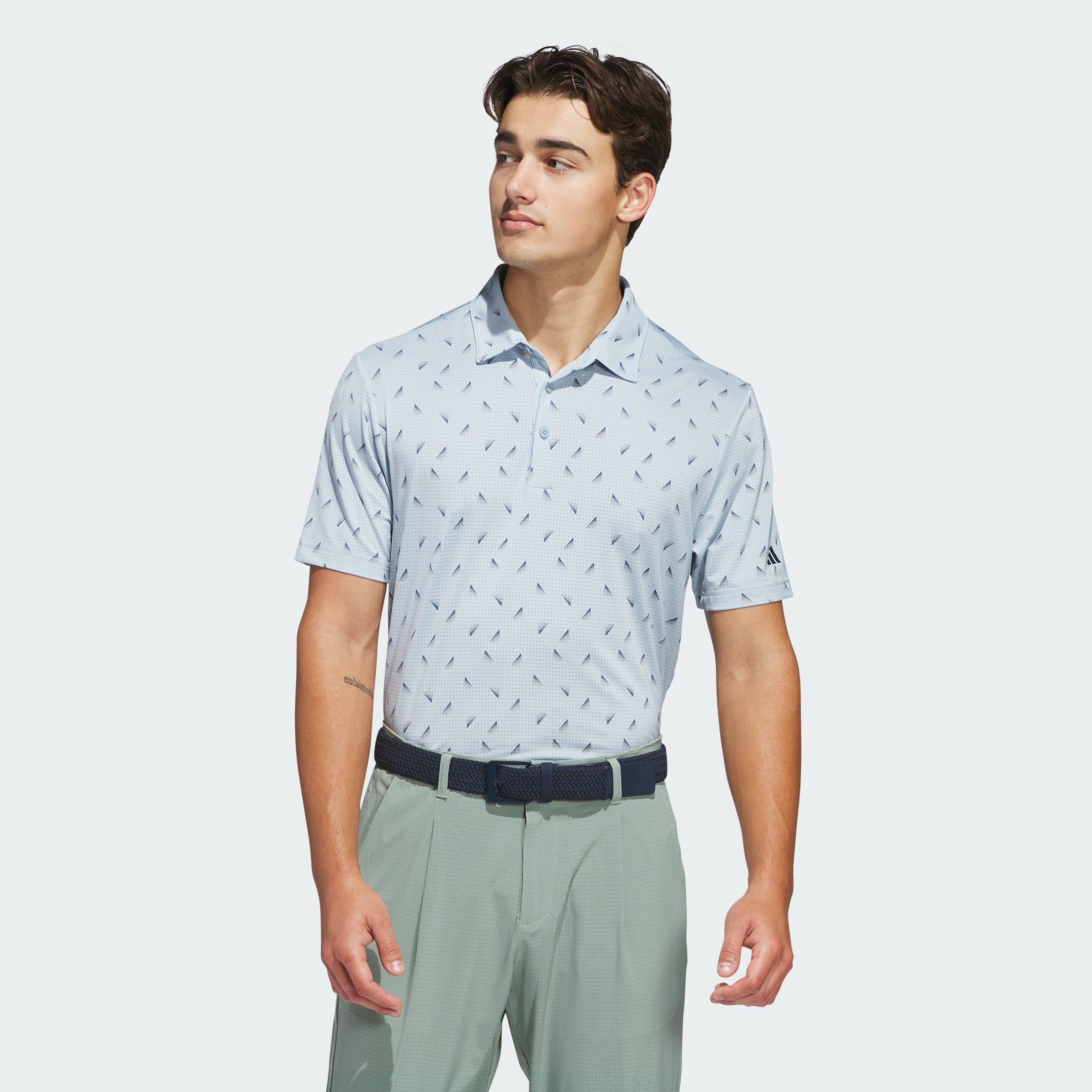 Men's adidas Ultimate365 Printed Mesh Polo Shirt