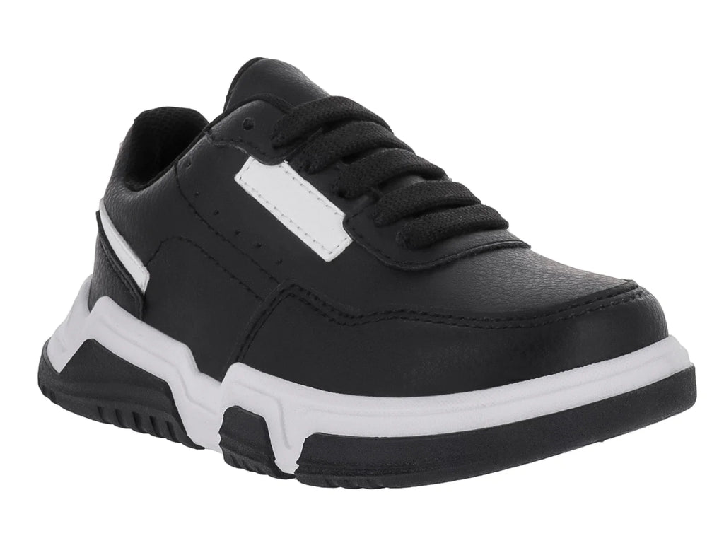 Tenis New Boys Negro y Blanco para Niño