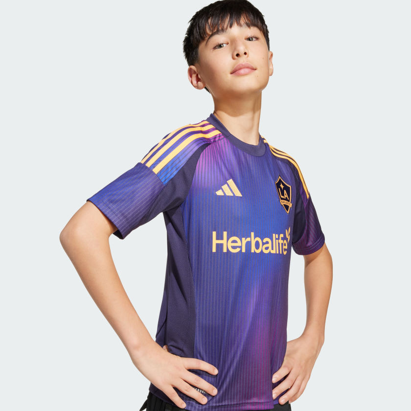 Kids' adidas LA Galaxy 25/26 Away Jersey Kids