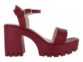 Sandalias Luna Rosa Rojo para Mujer
