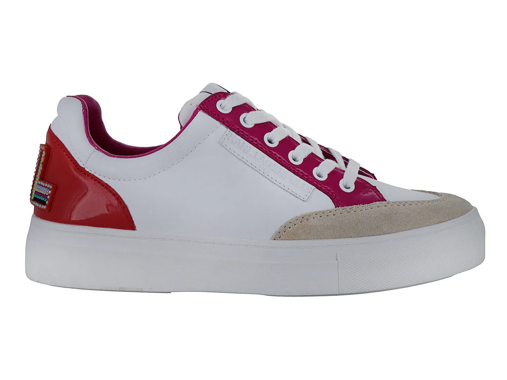 Tenis Karl Lagerfeld Blanco y Naranja para Mujer