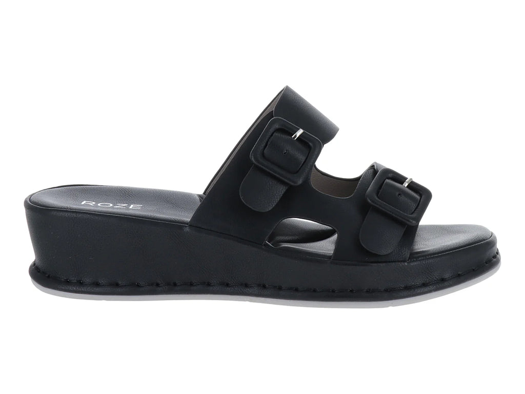 Sandalias ROZE Plataforma Negro para Mujer