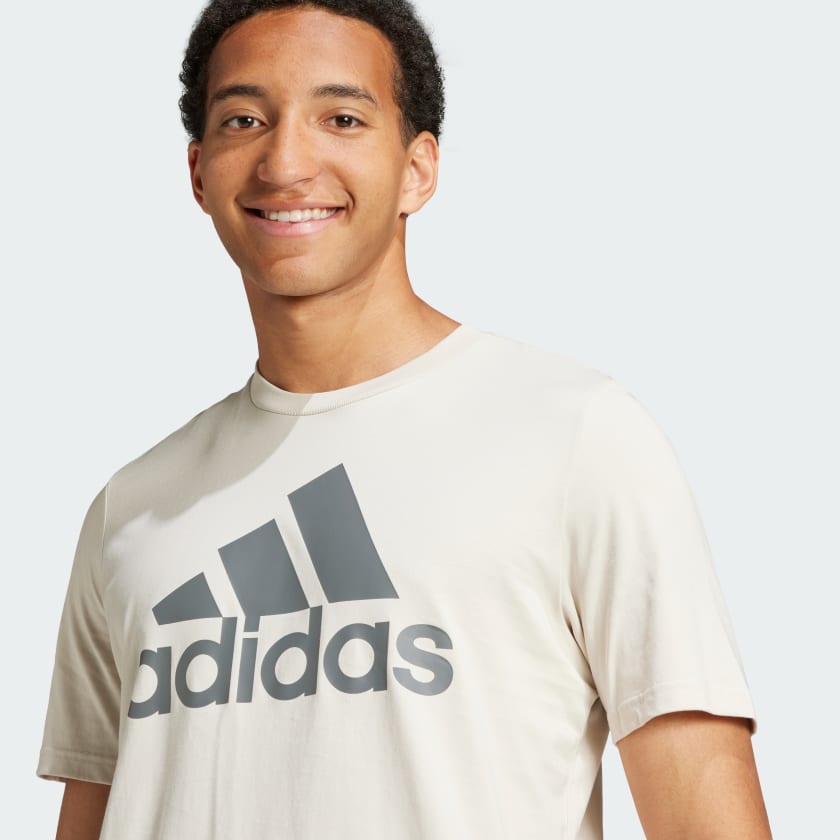 Men's adidas Essentials Single Jersey Big Logo Tee