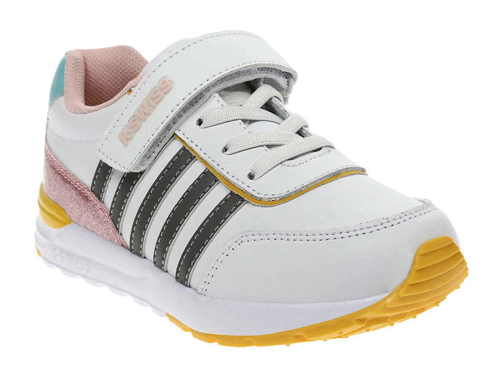 Tenis K SWISS Tross II Blanco y Amarillo para Niña