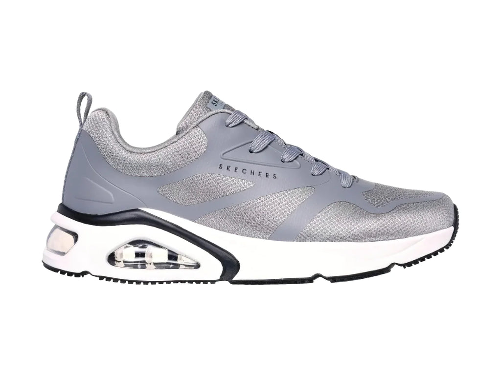 Tenis Skechers Tres Air One Gris y Blanco para Hombre