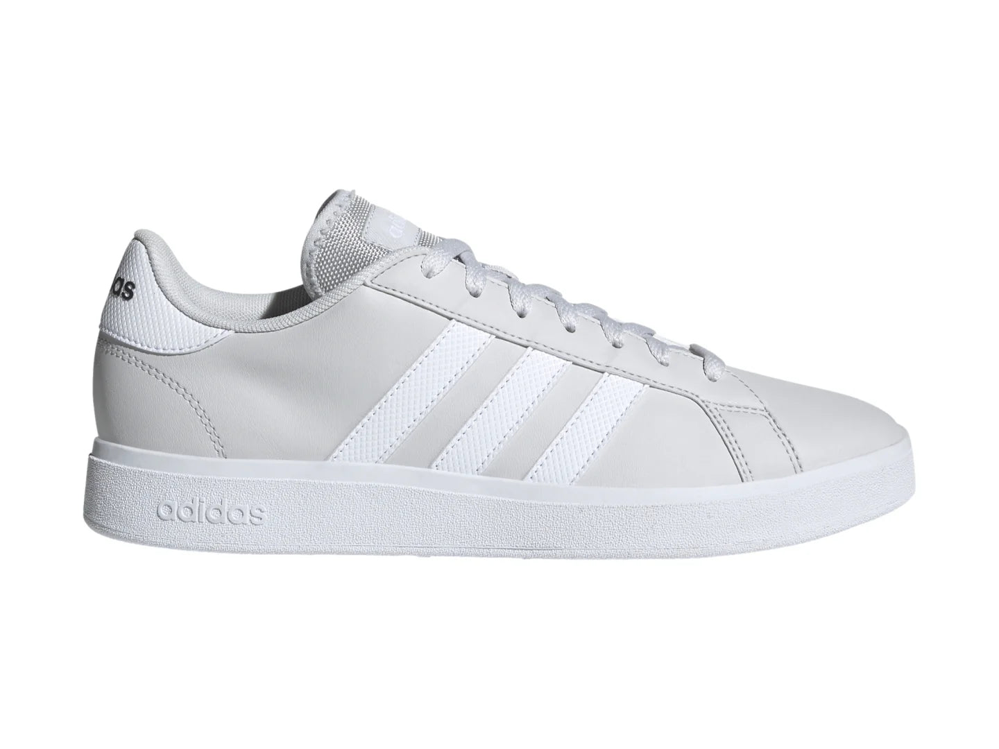 Tenis Adidas Grand Court Base 20 Gris y Blanco para Hombre