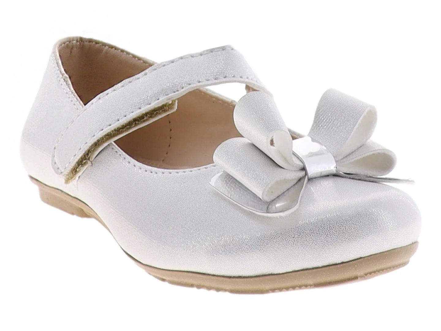 Zapatos Planos Sarele Color Plata para Niña