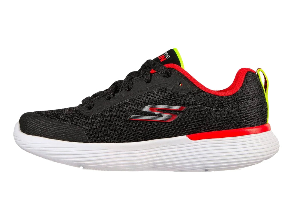 Tenis Skechers Negro y Rojo para Niño
