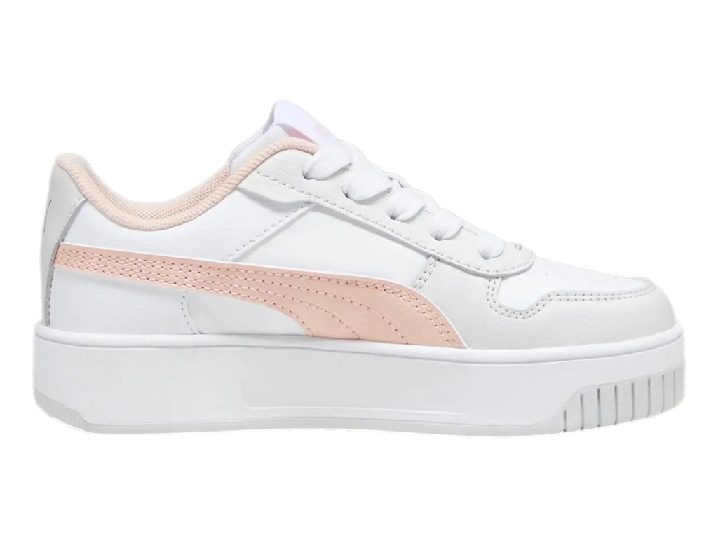 Tenis PUMA Carina Street Blanco y Rosa para Niña