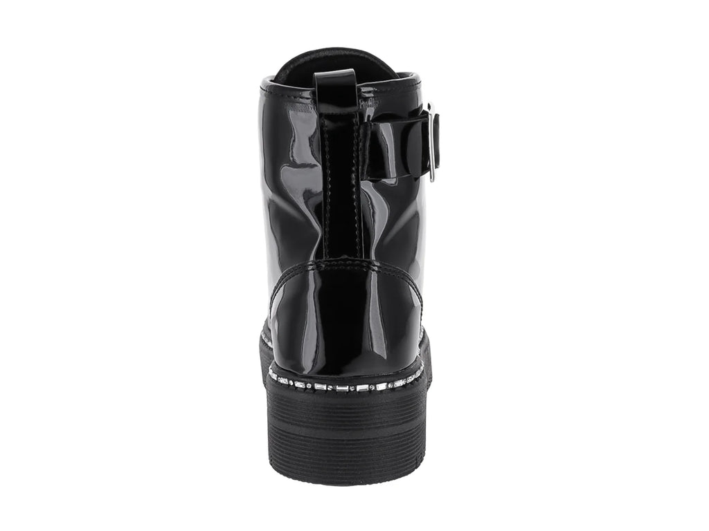 Botas MeliAna de Charol Negro para Niña