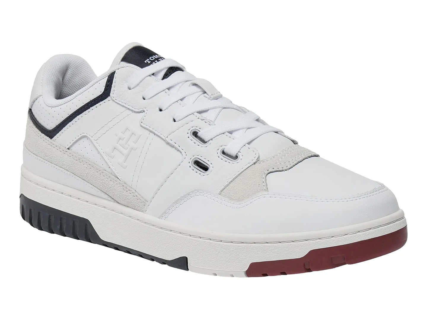 Tenis Tommy Hilfiger TH Basket Street Blancos para Hombre
