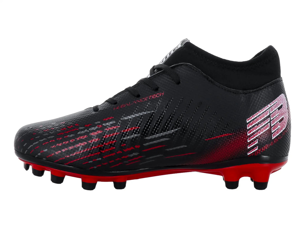 Tenis de Fútbol Furia 1515 Negro con Rojo para Niño