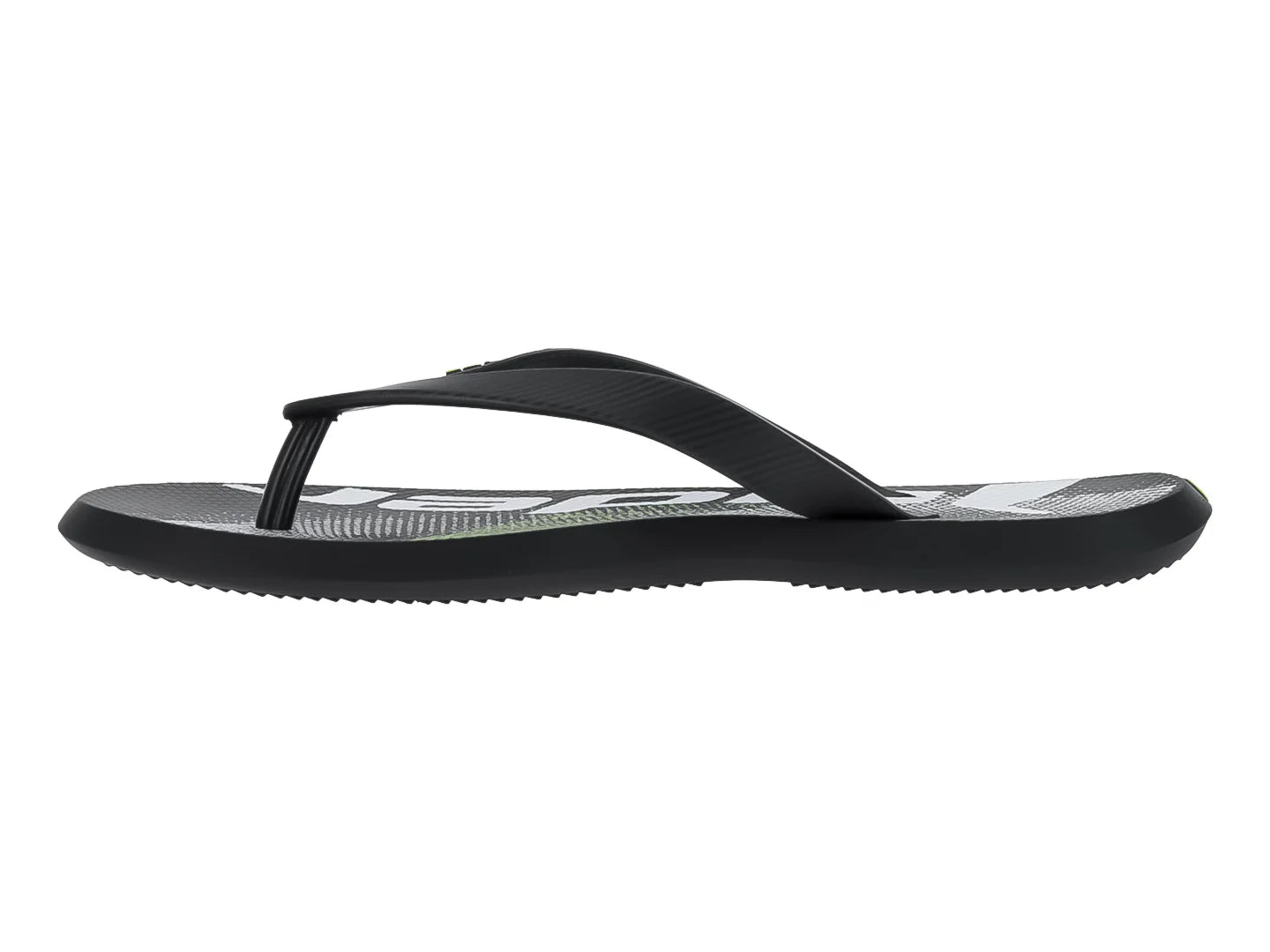 Sandalias Rider Negro con Verde para Hombre