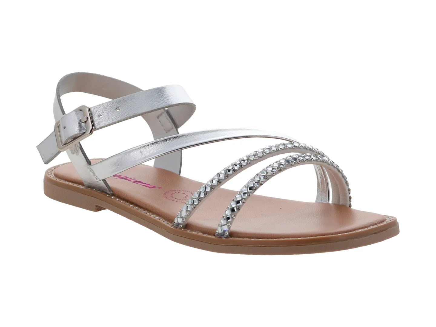 Sandalias Tropicana Plata para Niña