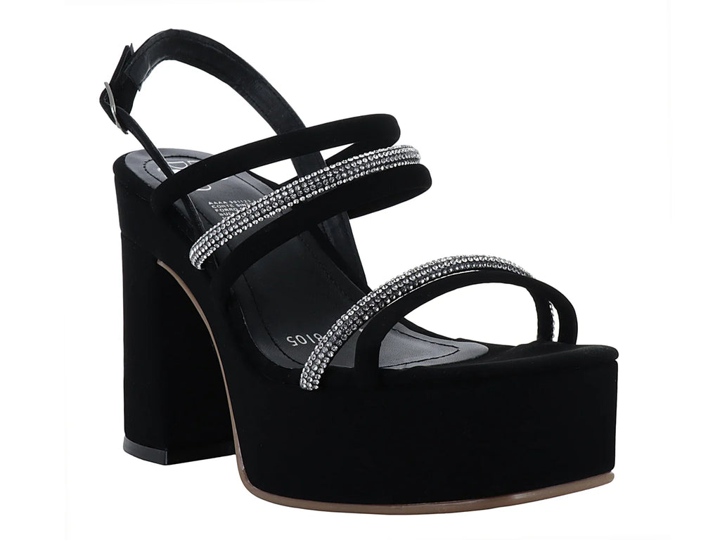 Sandalias Luna Rosa Negro para Mujer