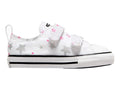 Tenis Converse Chuck Taylor All Star Easy On Blanco y Rosa para Niña