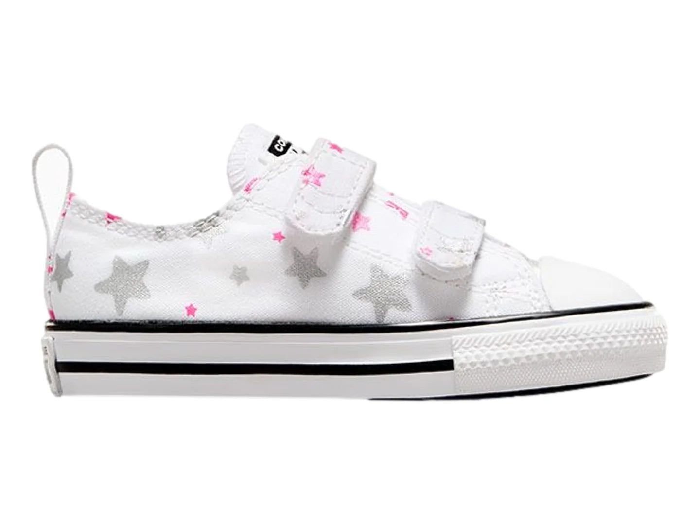 Tenis Converse Chuck Taylor All Star Easy On Blanco y Rosa para Niña