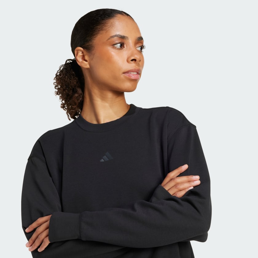 Women's adidas Designed-for-Training Warm-Up Crewneck Sweatshirt
