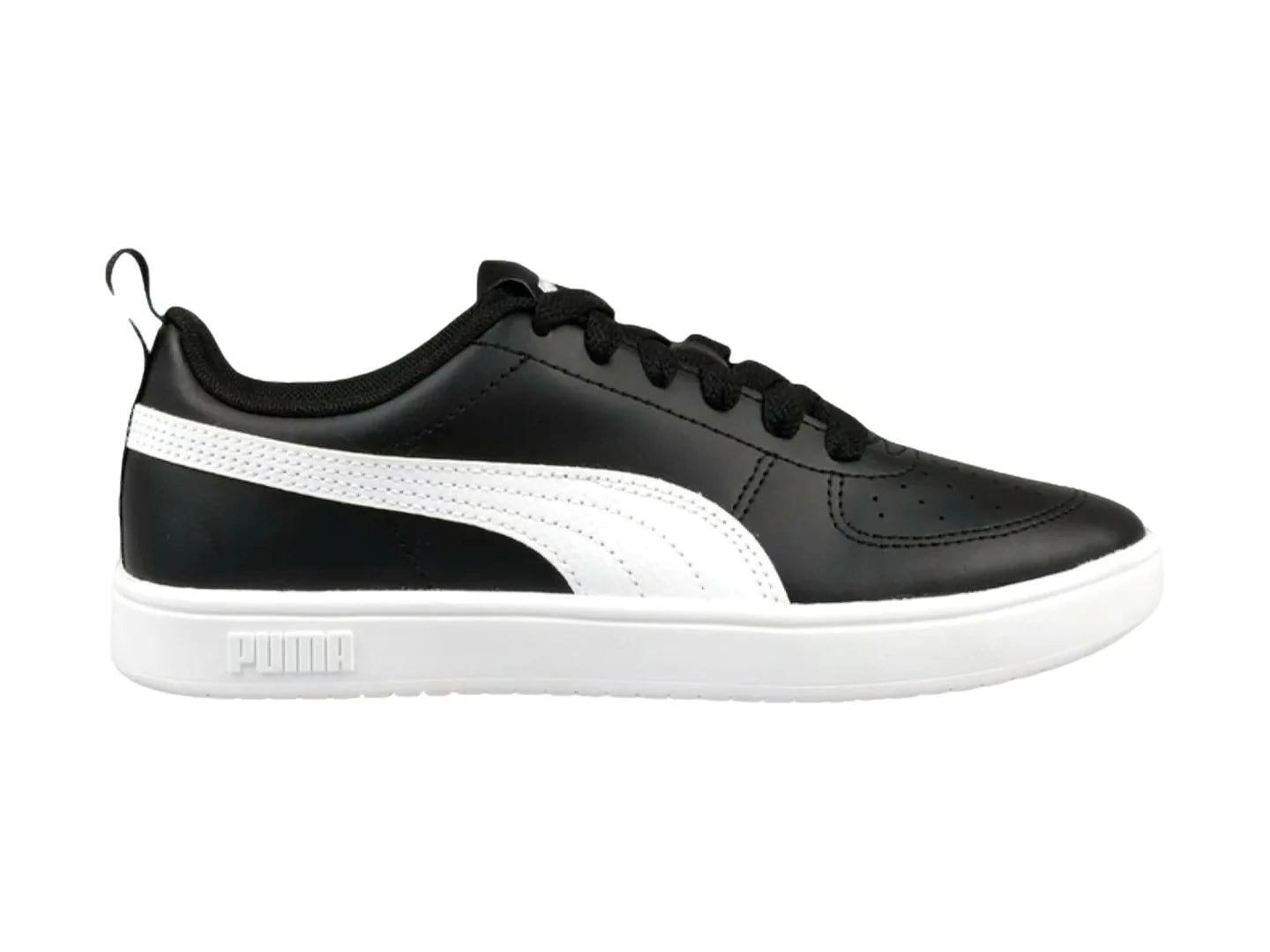 Tenis PUMA Rickie Jr Negro con Blanco para Niño