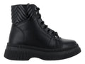 Botines Combat MeliAna Negro para Mujer