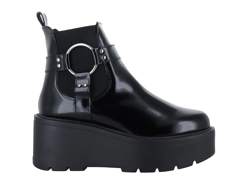 Botines Solie Negro con Plataforma para Mujer