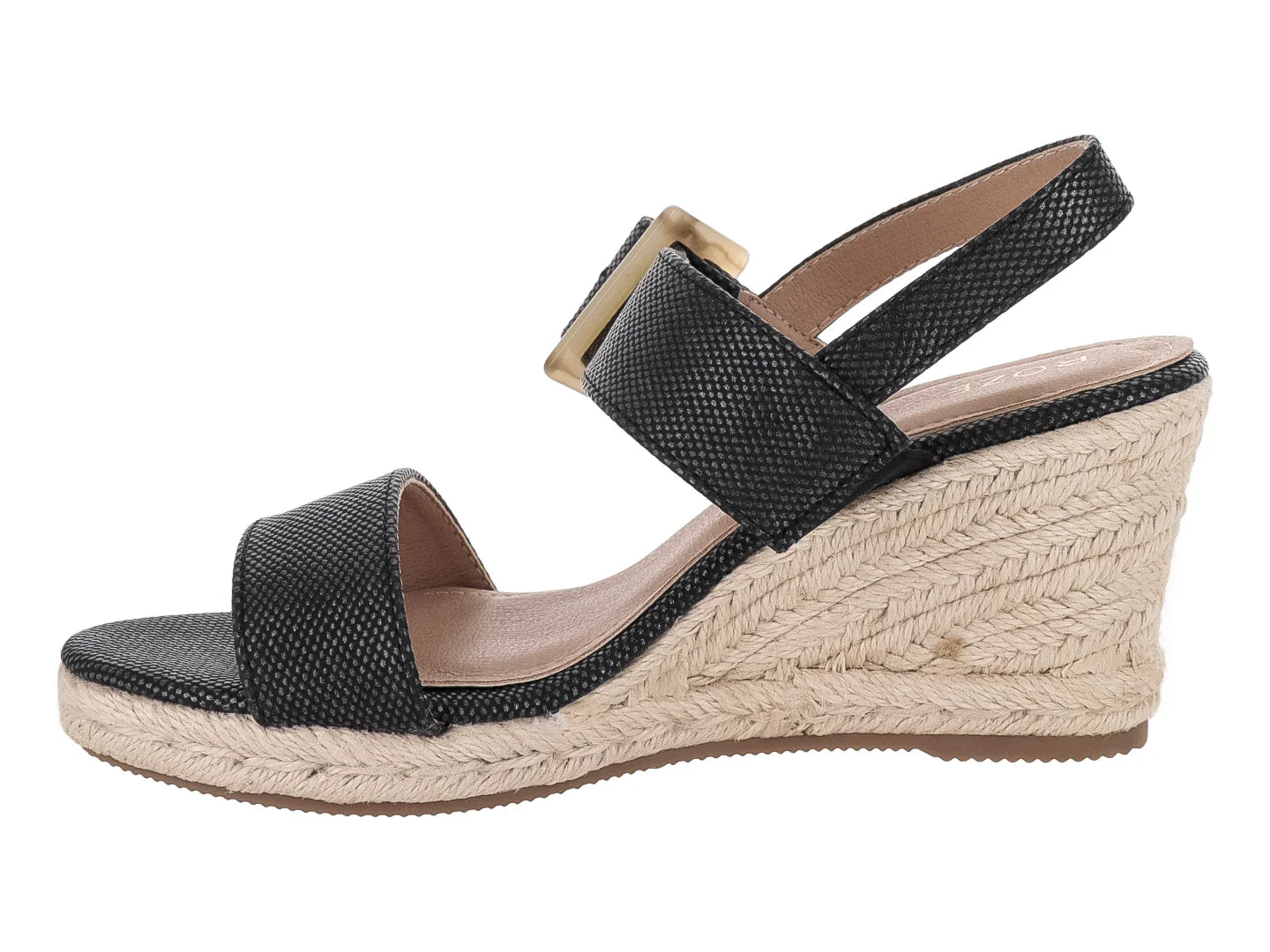 Sandalias Roze Plataforma Negro para Mujer