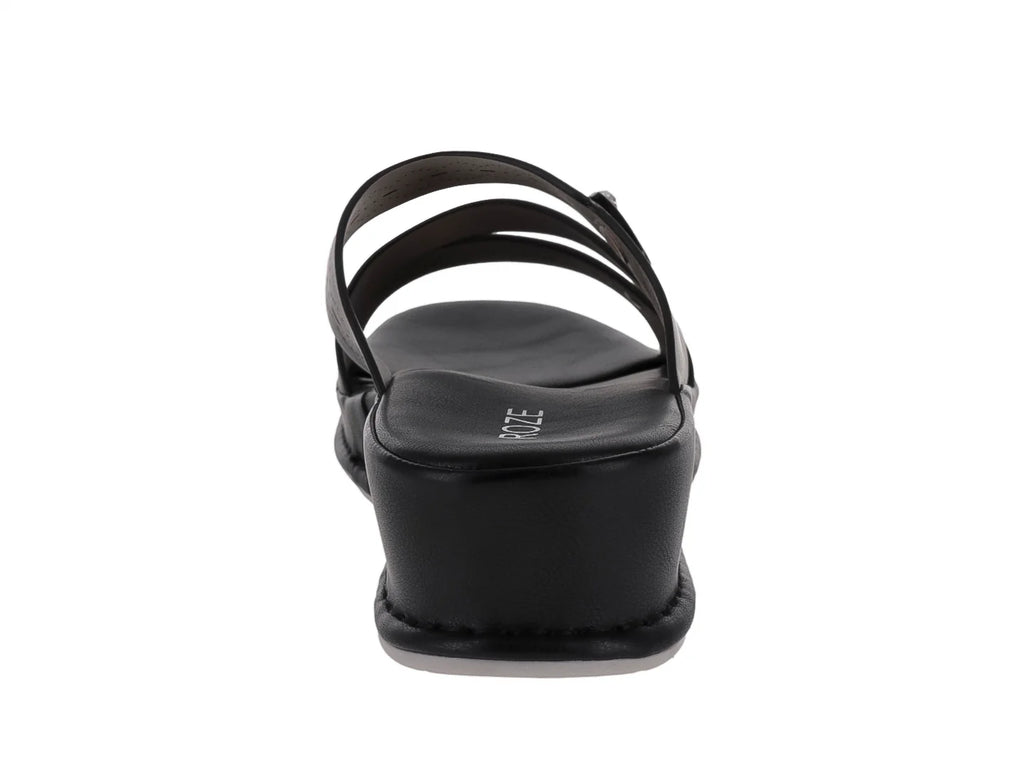 Sandalias Roze Plataforma Negro para Mujer