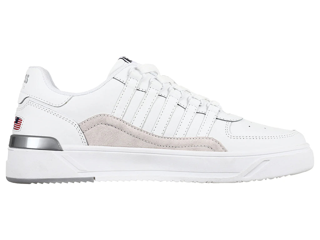 K SWISS Tenis Blanco y Gris para Hombre