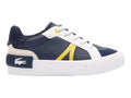 Tenis Lacoste L004 Azul Marino y Amarillo para Niño