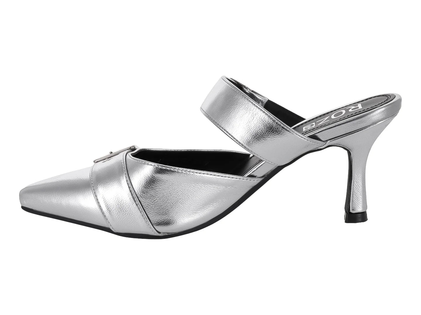 Sandalias Mule ROZE Plata para Mujer
