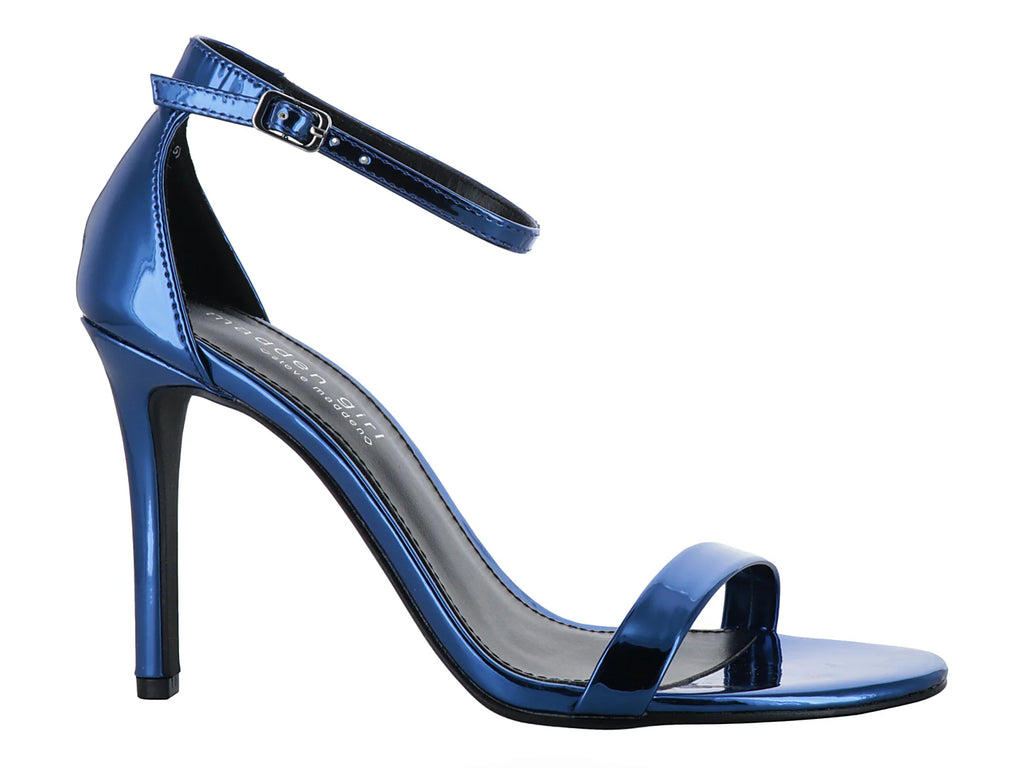 Sandalias Madden Girl Azul Metálico para Mujer