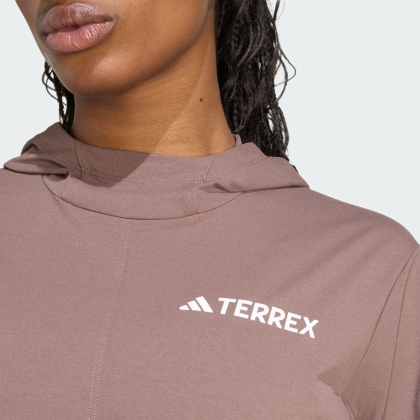 Women's adidas Terrex Multi Climacool Hooded Long Sleeve Top
