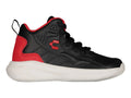 Tenis Charly de Baloncesto Negro y Rojo para Niño