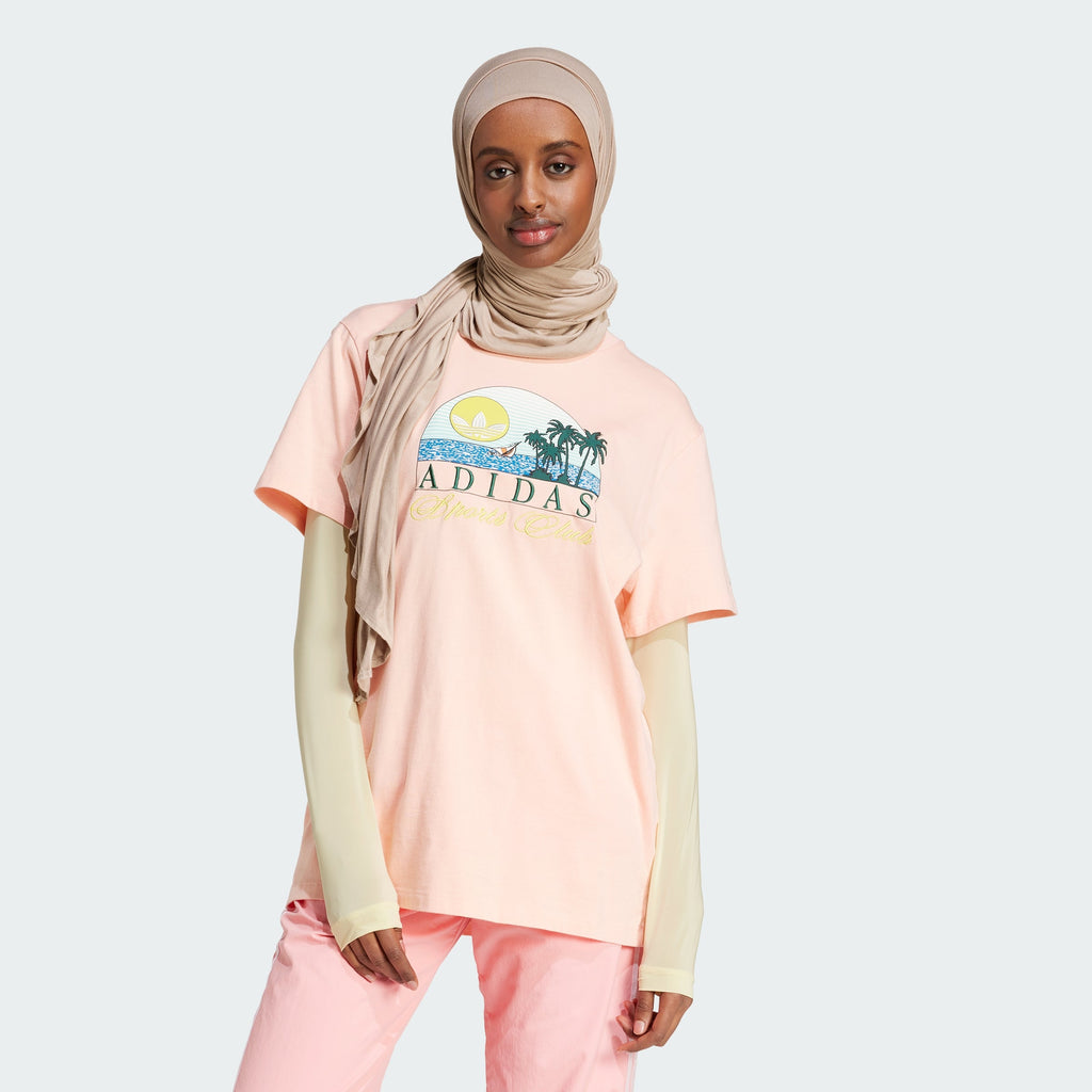 Women's adidas Trefoil Series Island Club Loose Tee
