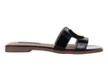 Sandalias Salamandra de Charol Negro para Mujer