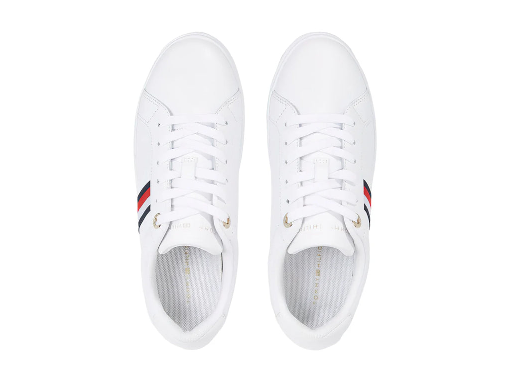 Tenis Tommy Hilfiger Essential Stripes Blanco para Mujer