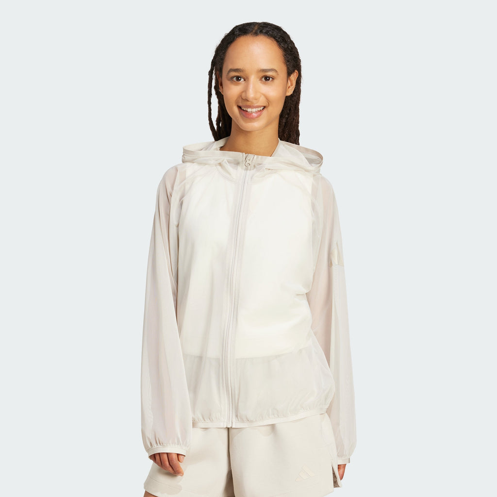 Women's adidas Soft Lux Mesh Full-Zip Hoodie