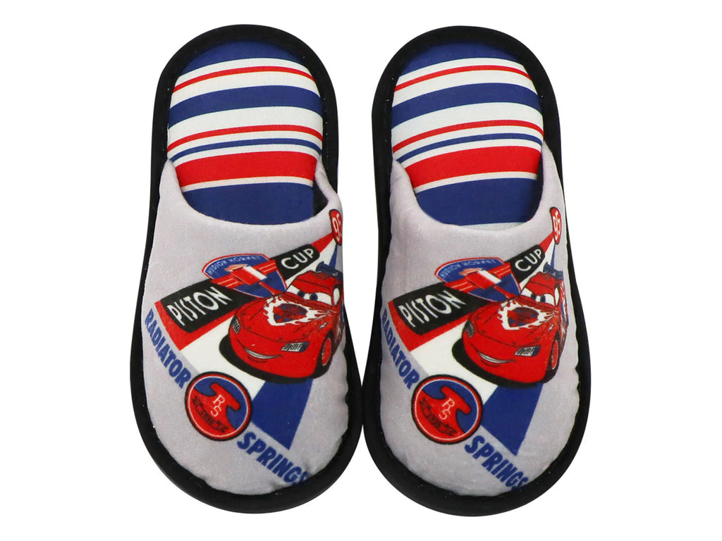 Pantuflas ARRA Cars Gris y Rojo para Niño