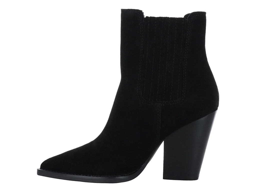 Botines Vaqueros Steve Madden Negro Gamuza para Mujer