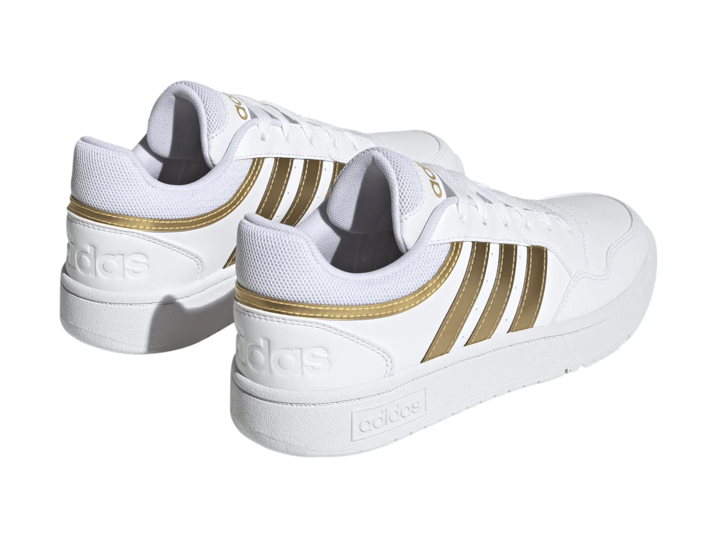 Tenis Adidas Postmove Mid Blancos con Dorado para Mujer
