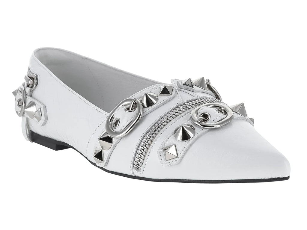 Zapatos Planos Jeffrey Campbell Blanco para Mujer
