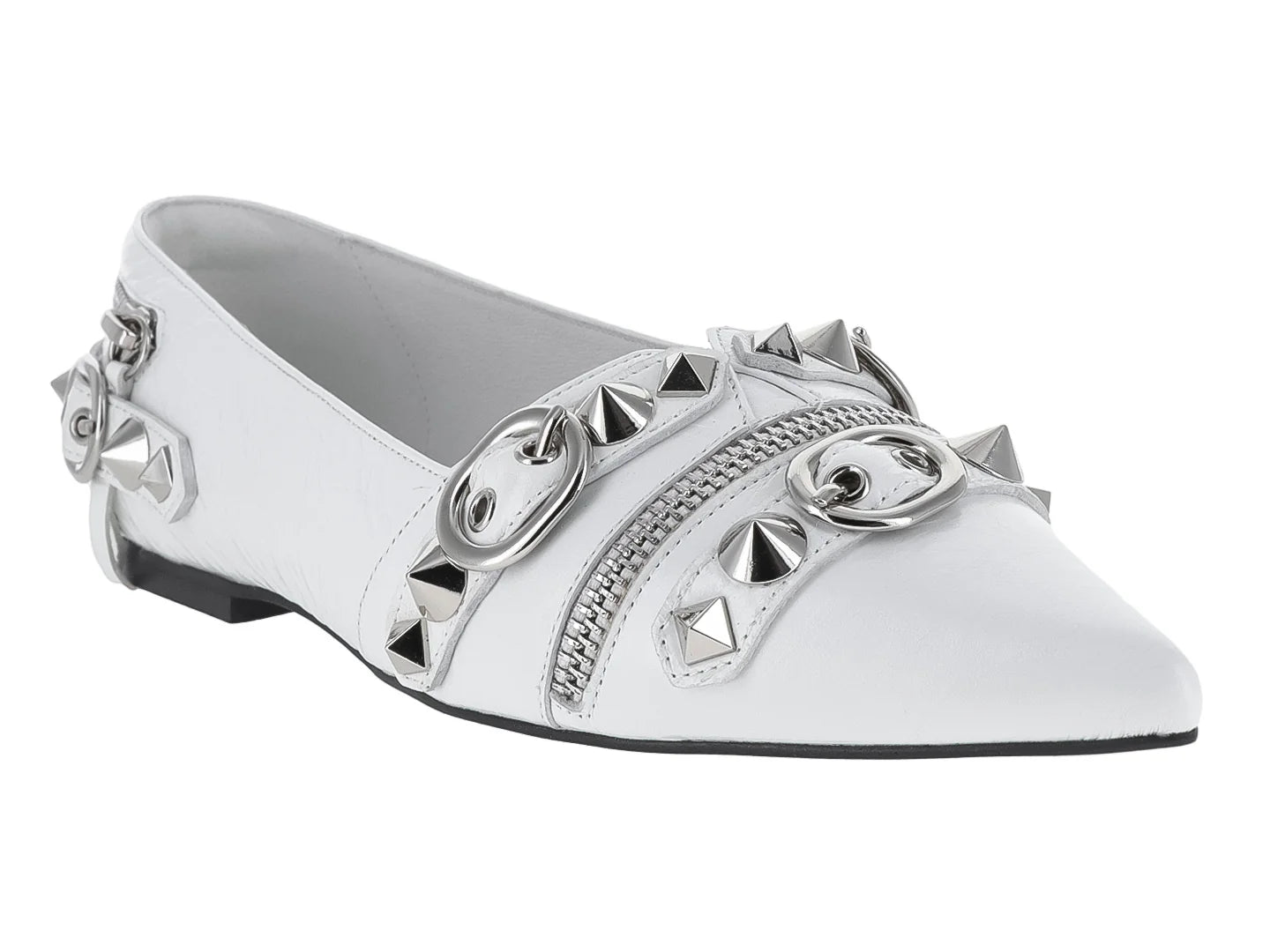 Zapatos Planos Jeffrey Campbell Blanco para Mujer