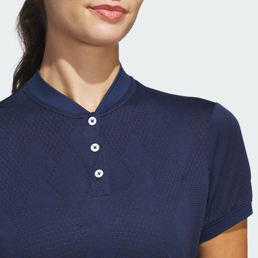 Women's adidas Ultimate365 Diamond Jacquard Polo Shirt