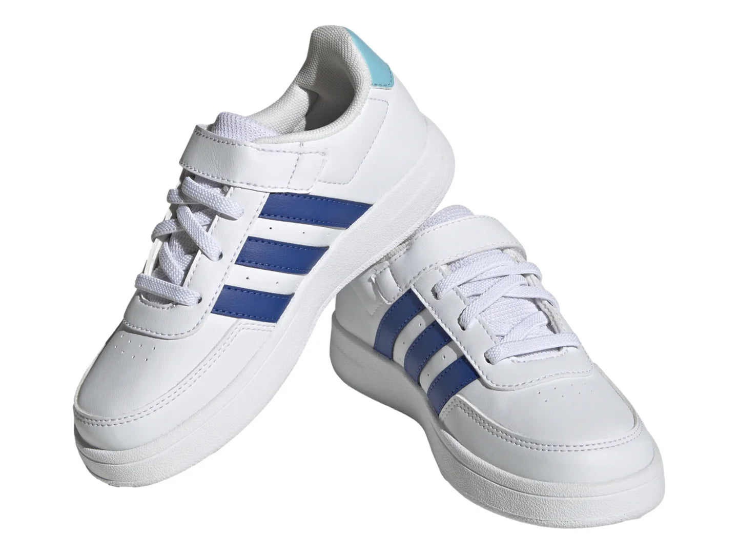Tenis Adidas Breaknet 20 Blanco y Azul para Niña